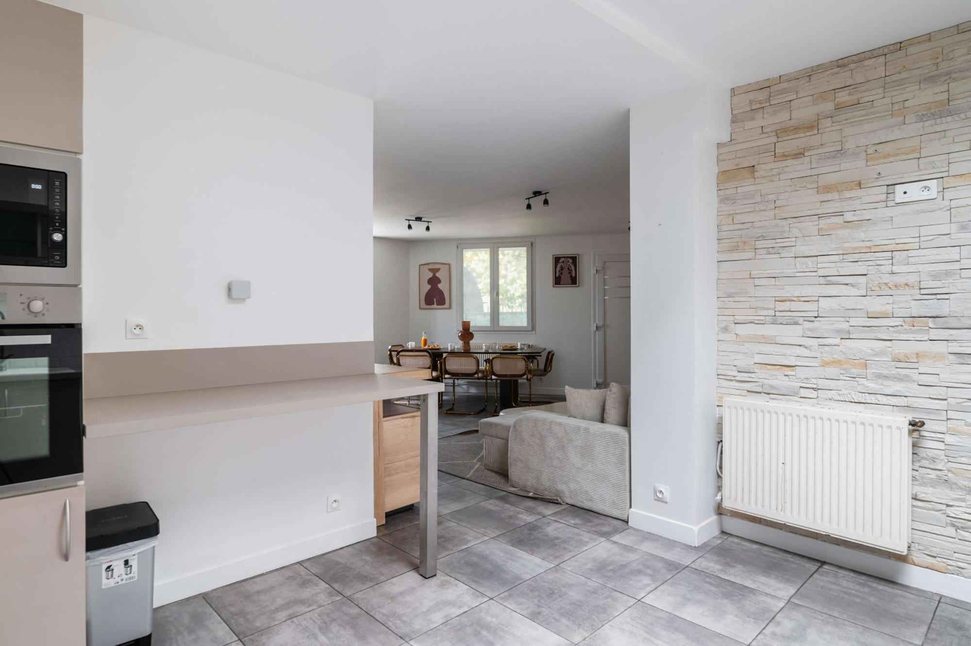 Villa Romainville Paris Pour 8 Personnes - Flat-Guest Zewnętrze zdjęcie