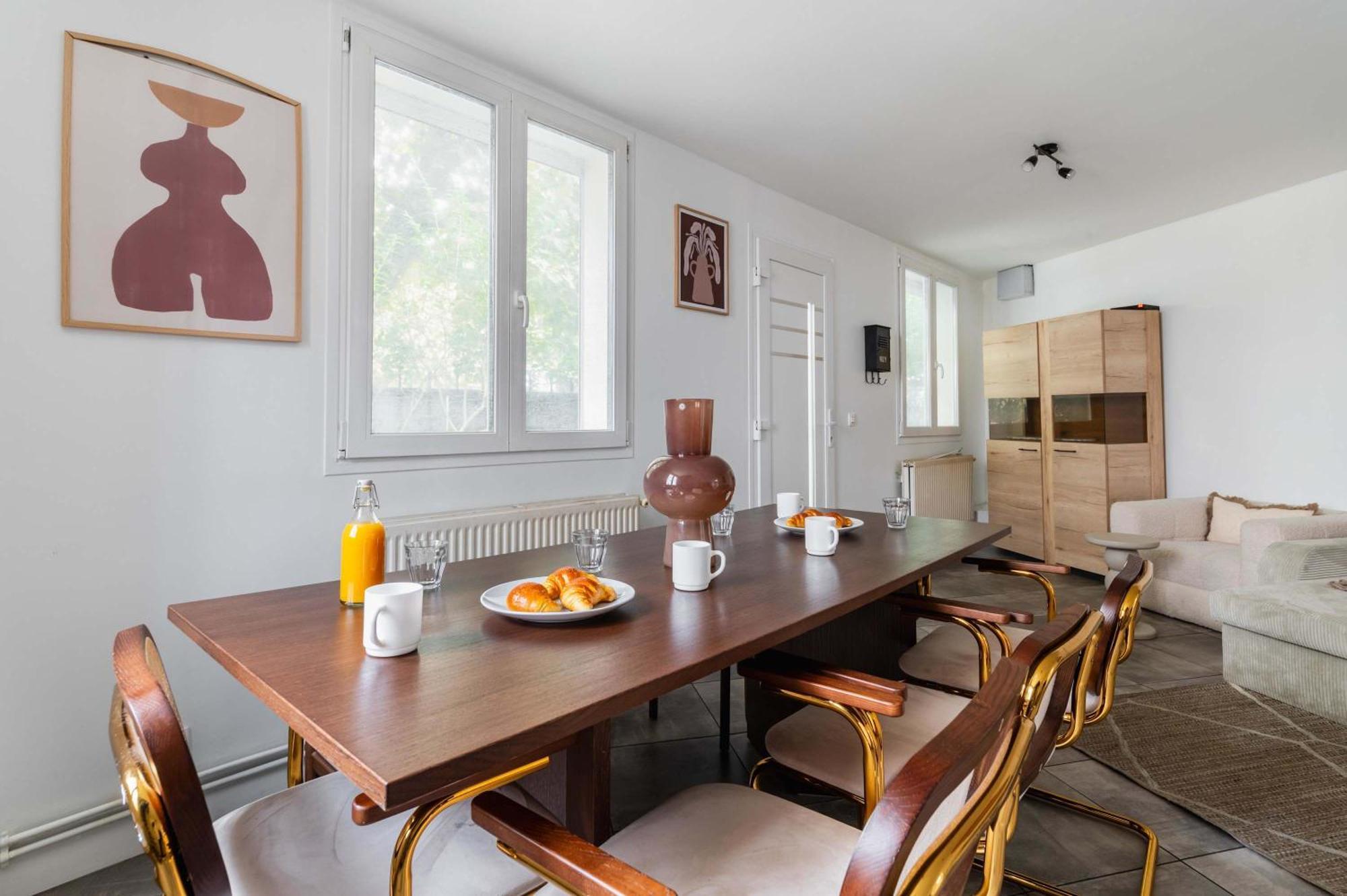 Villa Romainville Paris Pour 8 Personnes - Flat-Guest Zewnętrze zdjęcie